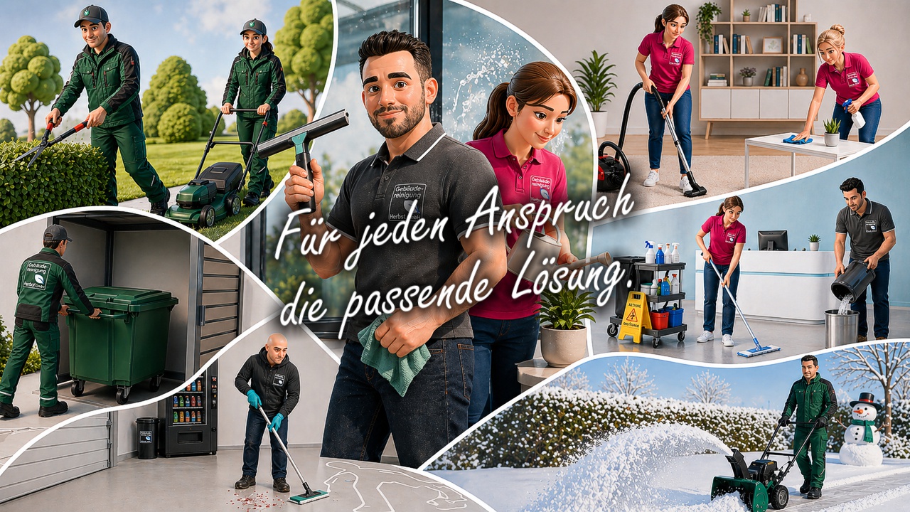 Gebäudereinigung Herbst | Leistungen - Leistungsspektrum